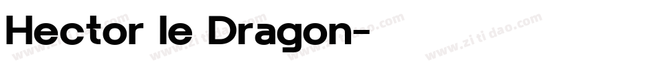Hector le Dragon字体转换